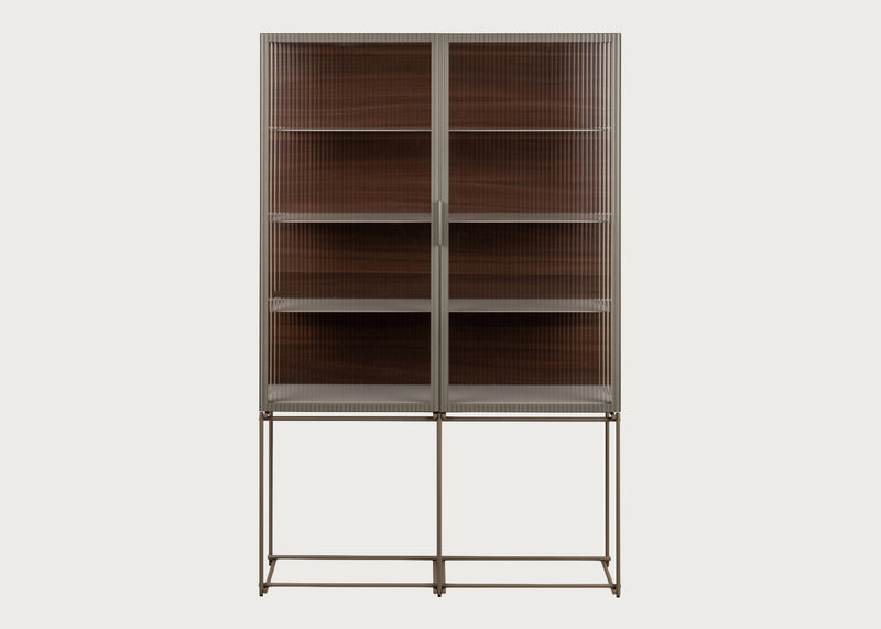 Canaletto 2020 K8 Two Door Display Cabinet Argile Lacquer