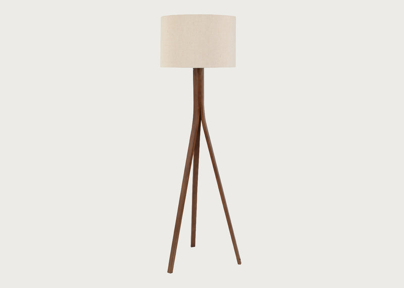 Baxter Wooden Floor Lamp with Shade