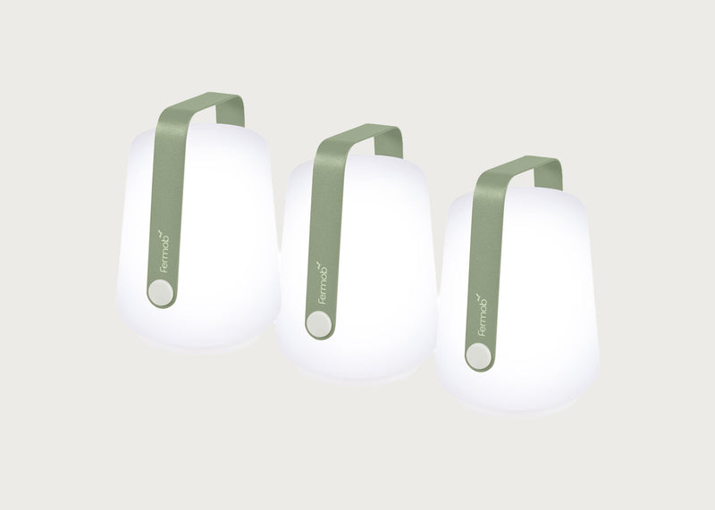 Balad LED Set of 3 Small Outdoor Table Lamps