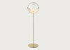 Multi Lite Floor Lamp Brass Base
