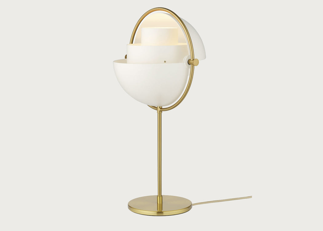 Multi Lite Table Lamp Brass Base