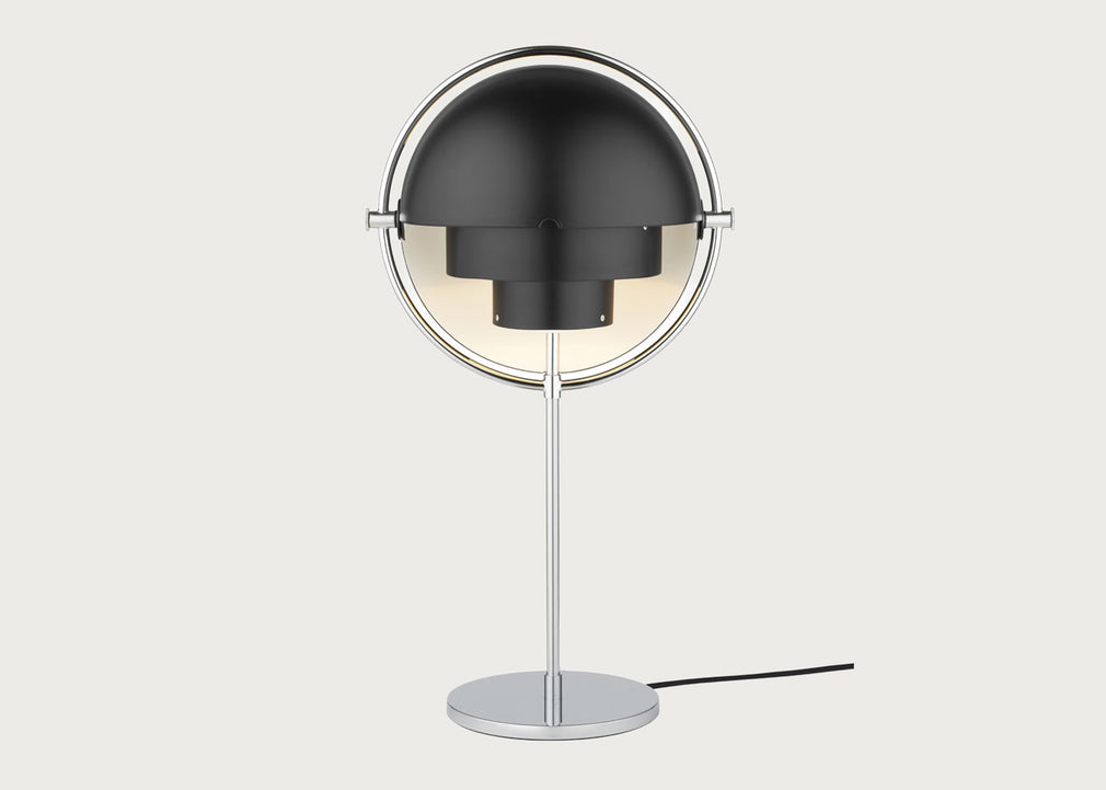 Multi Lite Table Lamp Chrome Base