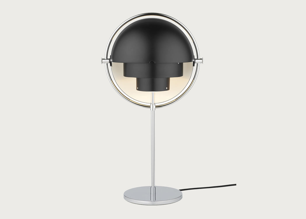 Multi Lite Table Lamp Chrome Base