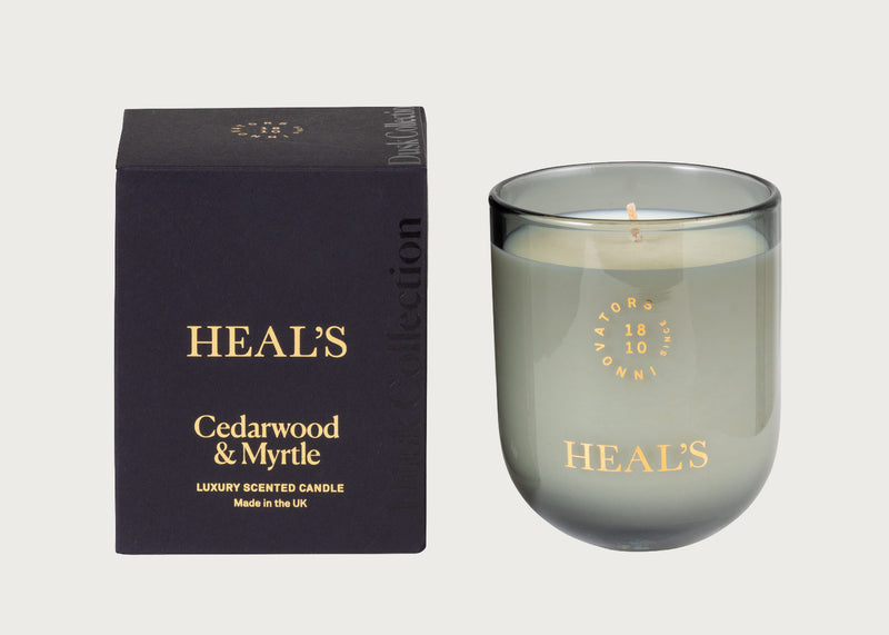 Dusk Cedarwood & Myrtle Scented Glass Candle