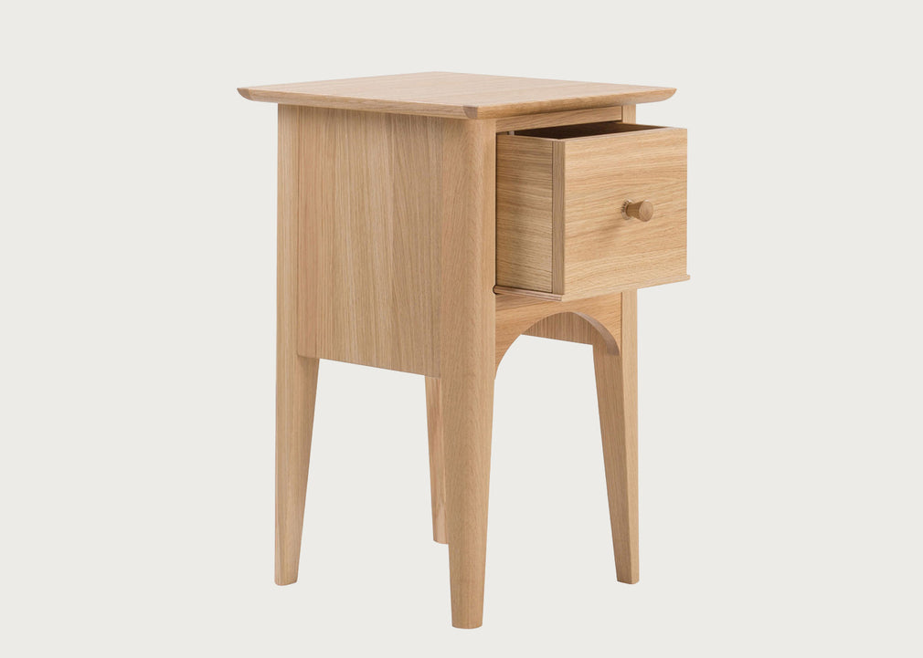 Blythe Compact Bedside Table Oak