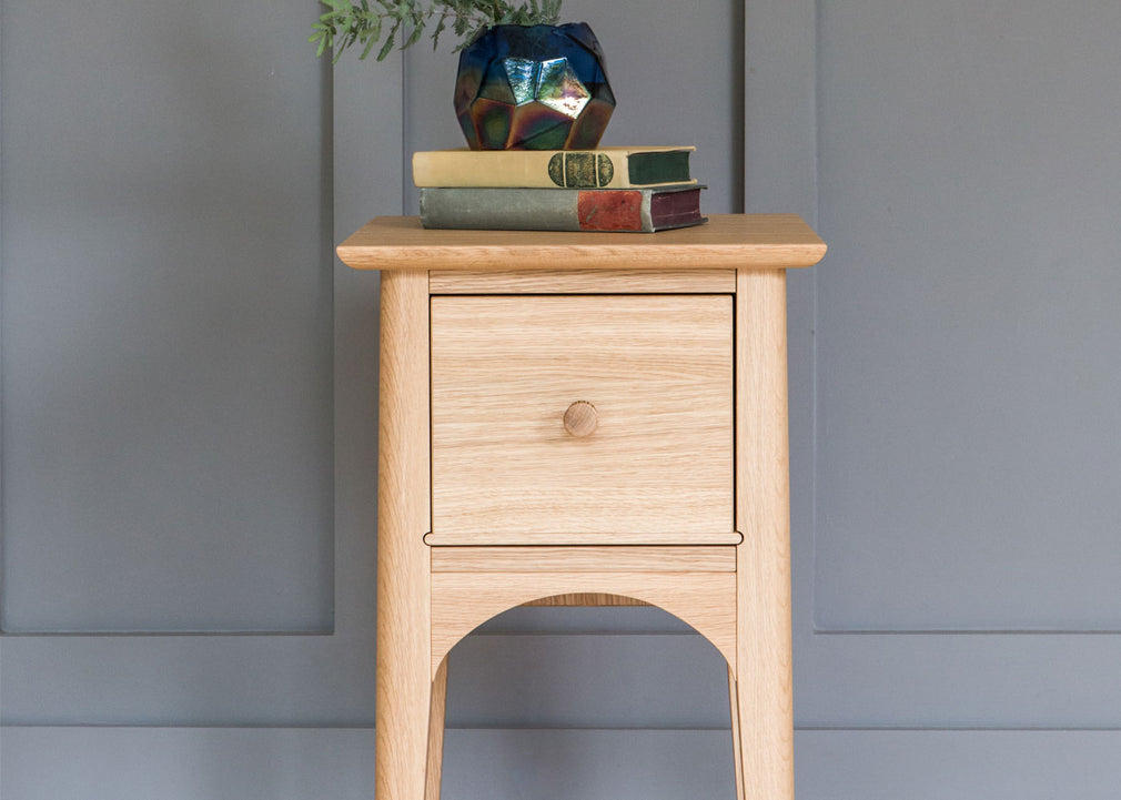 Blythe Compact Bedside Table Oak