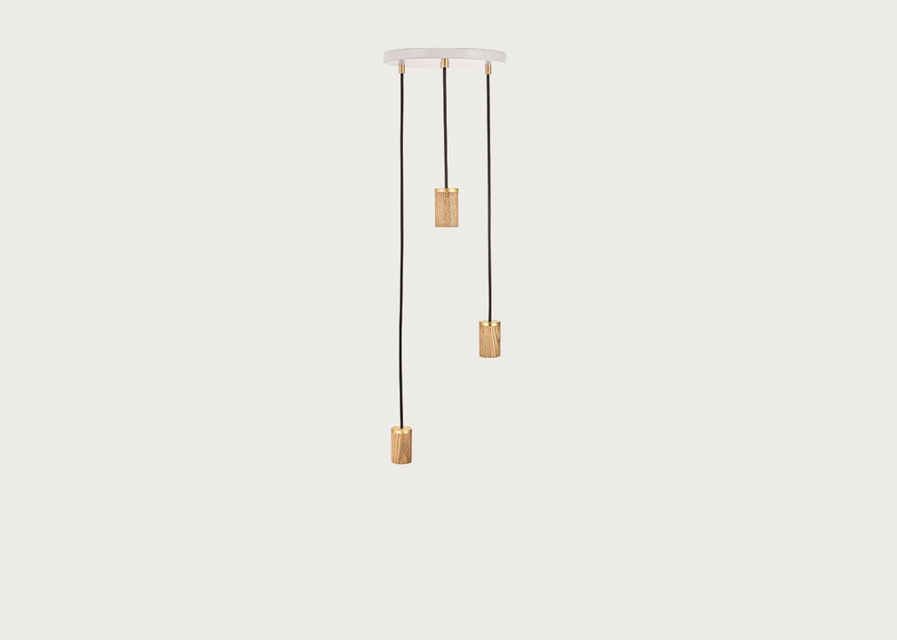 Small White Canopy With 3 Pendants