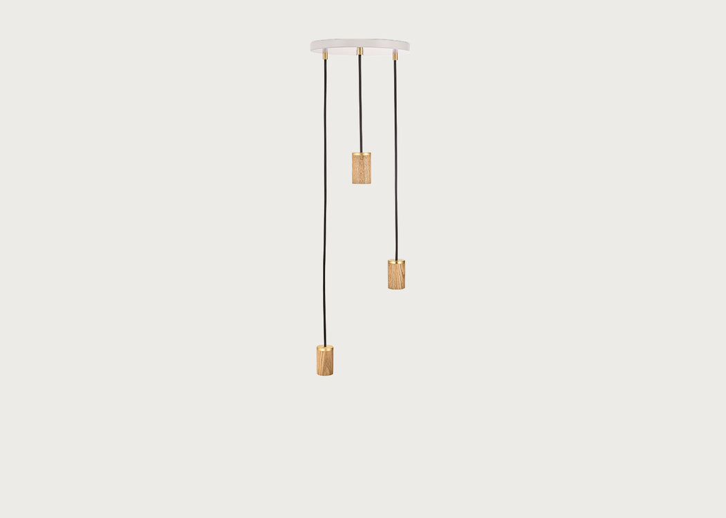 Small White Canopy With 3 Pendants