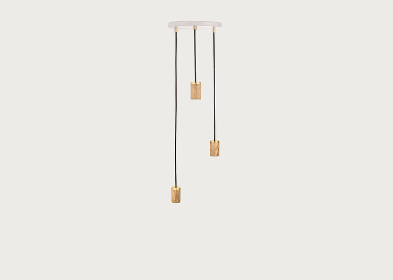 Small White Canopy With 3 Pendants
