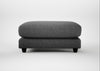 Snooze Footstool Melton Wool Shale
