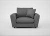 Snooze Loveseat Melton Wool Shale