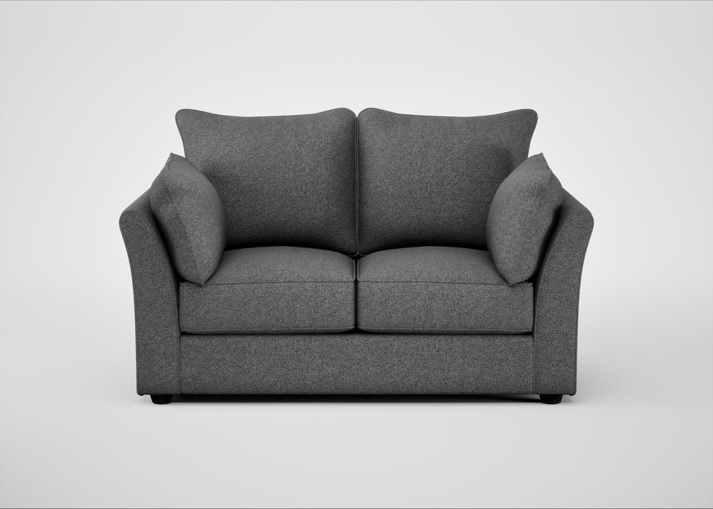 Tailor 2 Seater Sofa Melton Wool Shale / Black