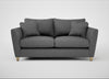 Torino 3 Seater Sofa Melton Wool Shale / Natural