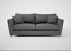 Torino 4 Seater Sofa Melton Wool Shale / Natural