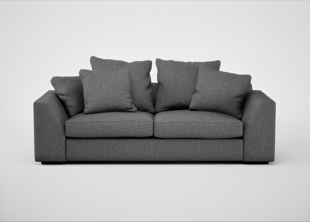 Cumulus 4 Seater Sofa Melton Wool Shale