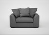 Cumulus Loveseat Melton Wool Shale
