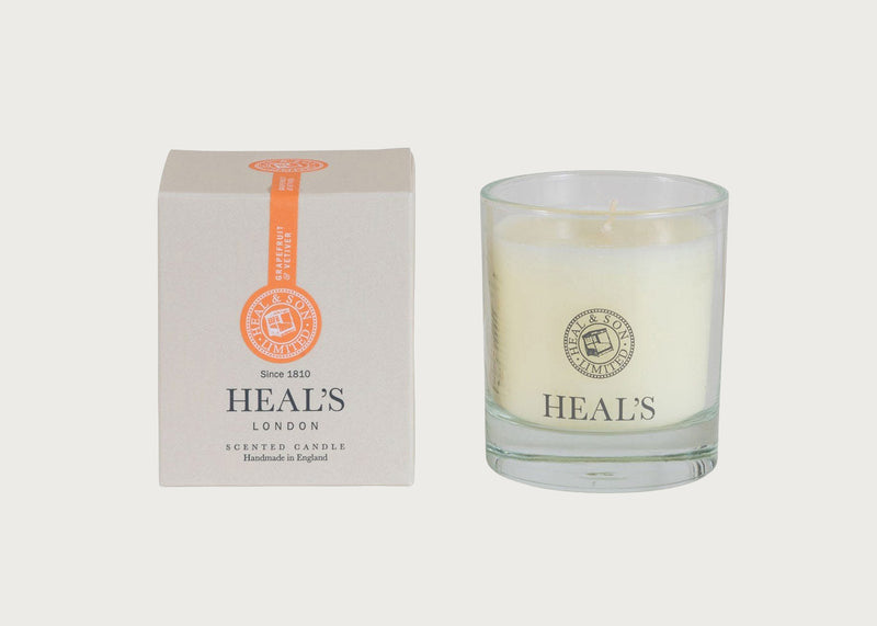 Grapefruit & Vetiver Scented Glass Candle