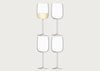 Borough White Wine Glass 380ml Clear x 4