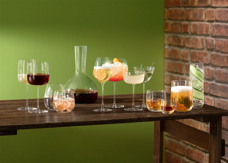 Borough White Wine Glass 380ml Clear x 4
