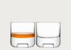 Cask Whisky Tumbler Glass Clear Set of 2