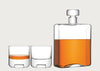 Cask Whisky Tumbler Glass Clear Set of 2