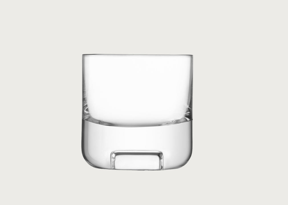 Cask Whisky Tumbler Glass Clear Set of 2