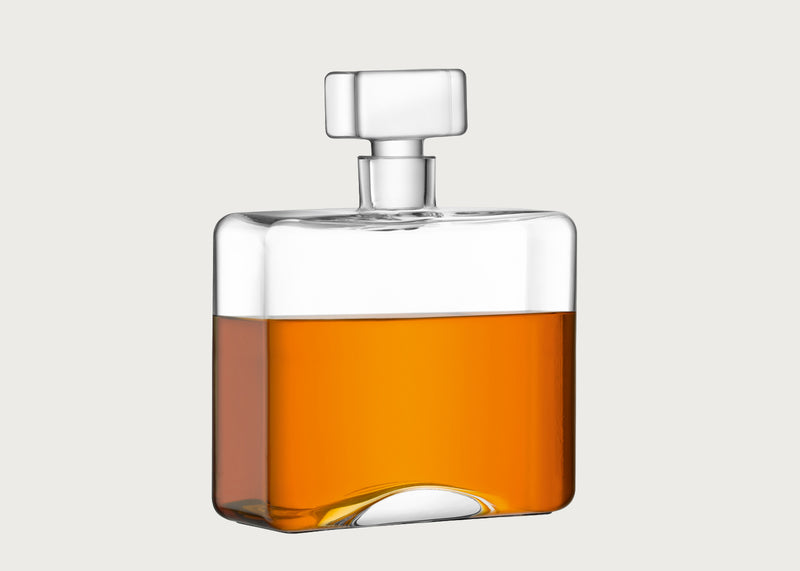 Cask Whisky Oblong Decanter 1L Clear