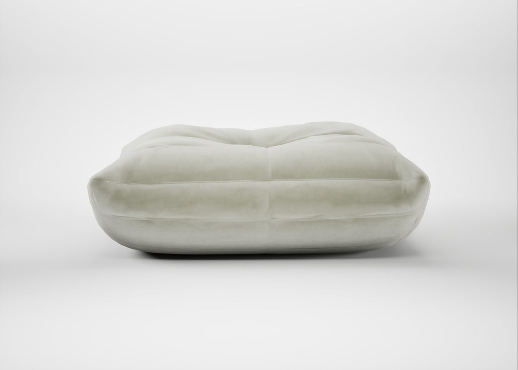 Togo Footstool Alcantara Sea Sand
