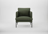 Matera Armchair Loop Boucle Forest / Black