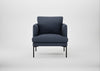 Matera Armchair Loop Boucle Navy / Black