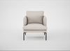 Matera Armchair Siena Cotton Natural / Black