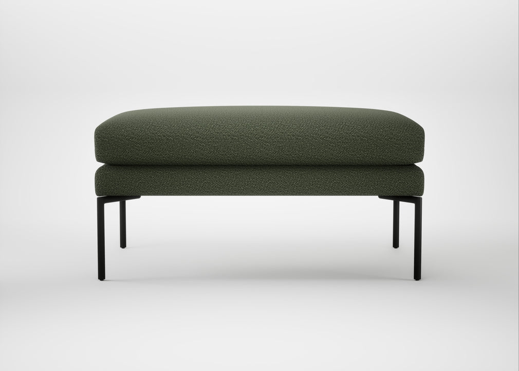 Matera Ottoman Loop Boucle Forest / Black