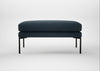 Matera Ottoman Siena Cotton Deep Sea / Black