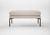Matera Ottoman Siena Cotton Natural / Black