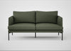 Matera 2 Seater Sofa Loop Boucle Forest / Black