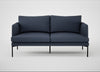 Matera 2 Seater Sofa Loop Boucle Navy / Black