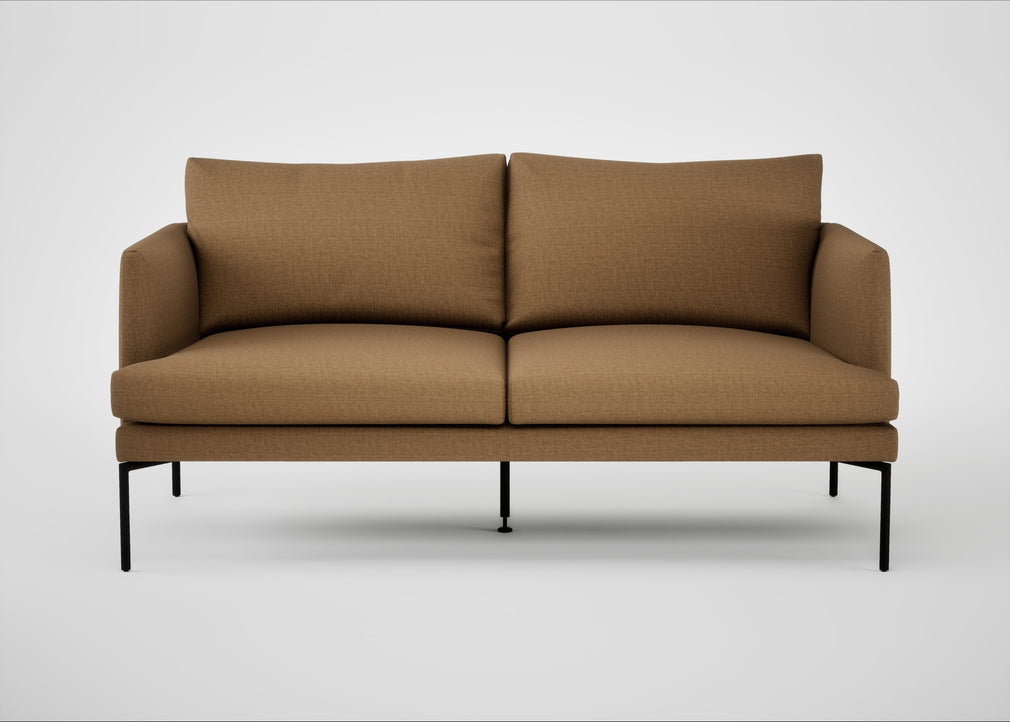 Matera 2 Seater Sofa Siena Cotton Clay / Black