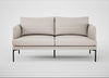 Matera 2 Seater Sofa Siena Cotton Natural / Black