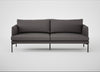 Matera 3 Seater Sofa Loop Boucle Granite / Black