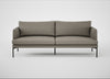 Matera 3 Seater Sofa Loop Boucle Taupe / Black