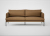 Matera 3 Seater Sofa Siena Cotton Clay / Black