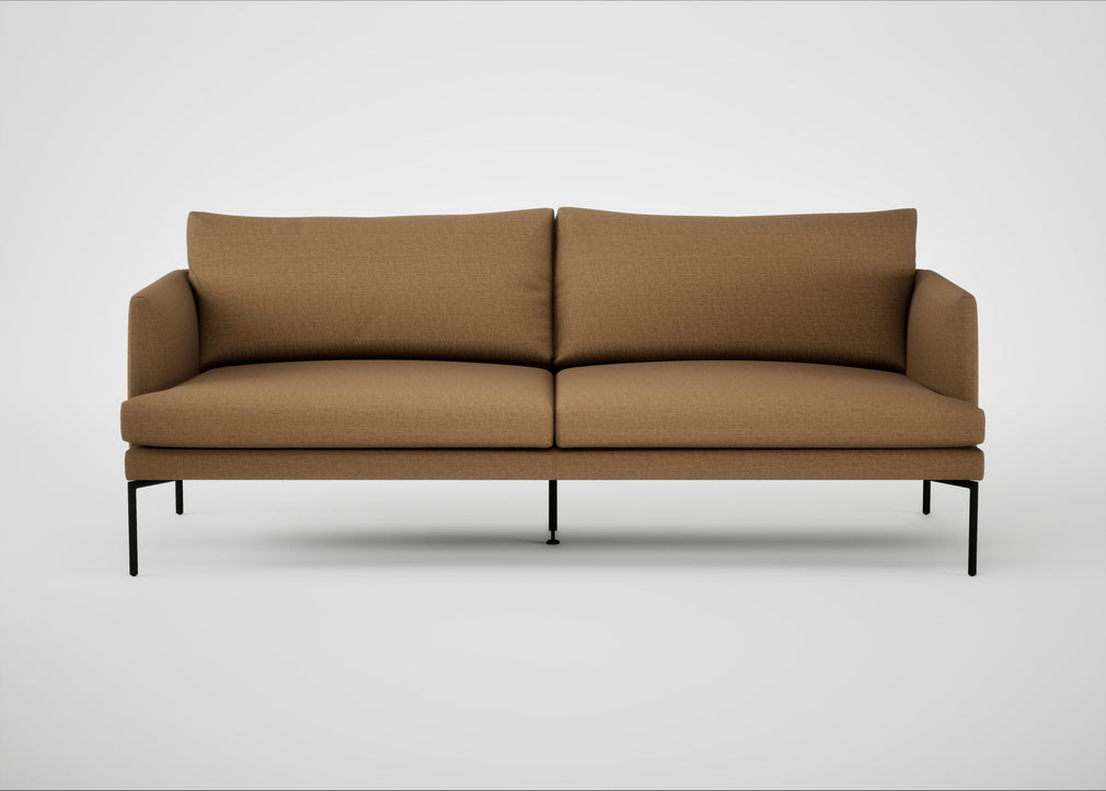Matera 3 Seater Sofa Siena Cotton Clay / Black
