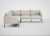 Matera Large Corner Sofa Loop Boucle Polar / Black