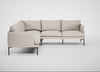 Matera Large Corner Sofa Siena Cotton Natural / Black