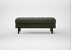 Hepburn Ottoman Loop Boucle Forest / Walnut