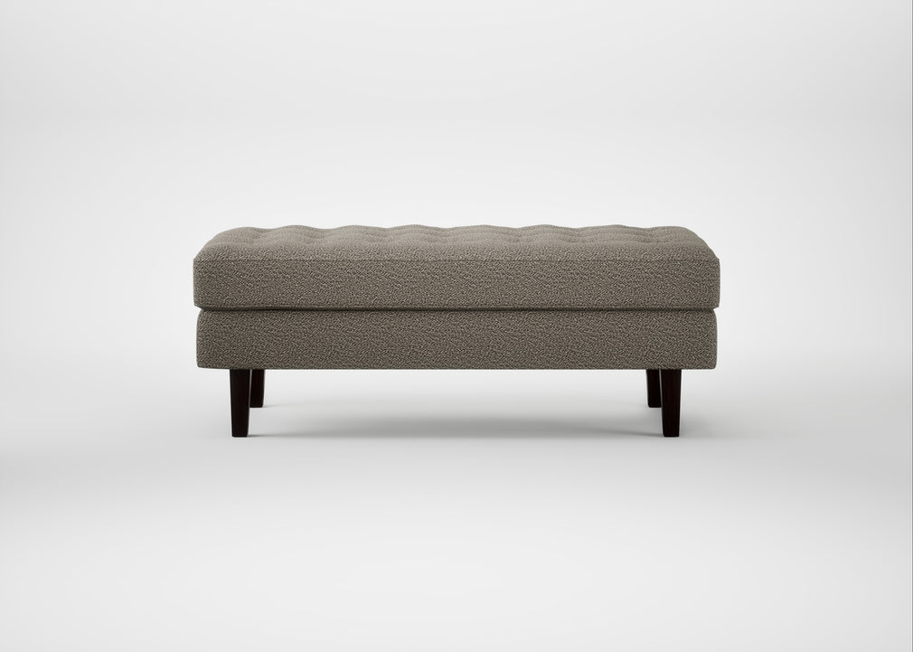 Hepburn Ottoman Loop Boucle Taupe / Natural