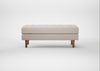 Hepburn Ottoman Siena Cotton Natural / Natural
