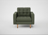 Hepburn Armchair Loop Boucle Forest / Natural