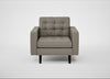 Hepburn Armchair Loop Boucle Taupe / Natural