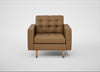 Hepburn Armchair Siena Cotton Clay / Natural
